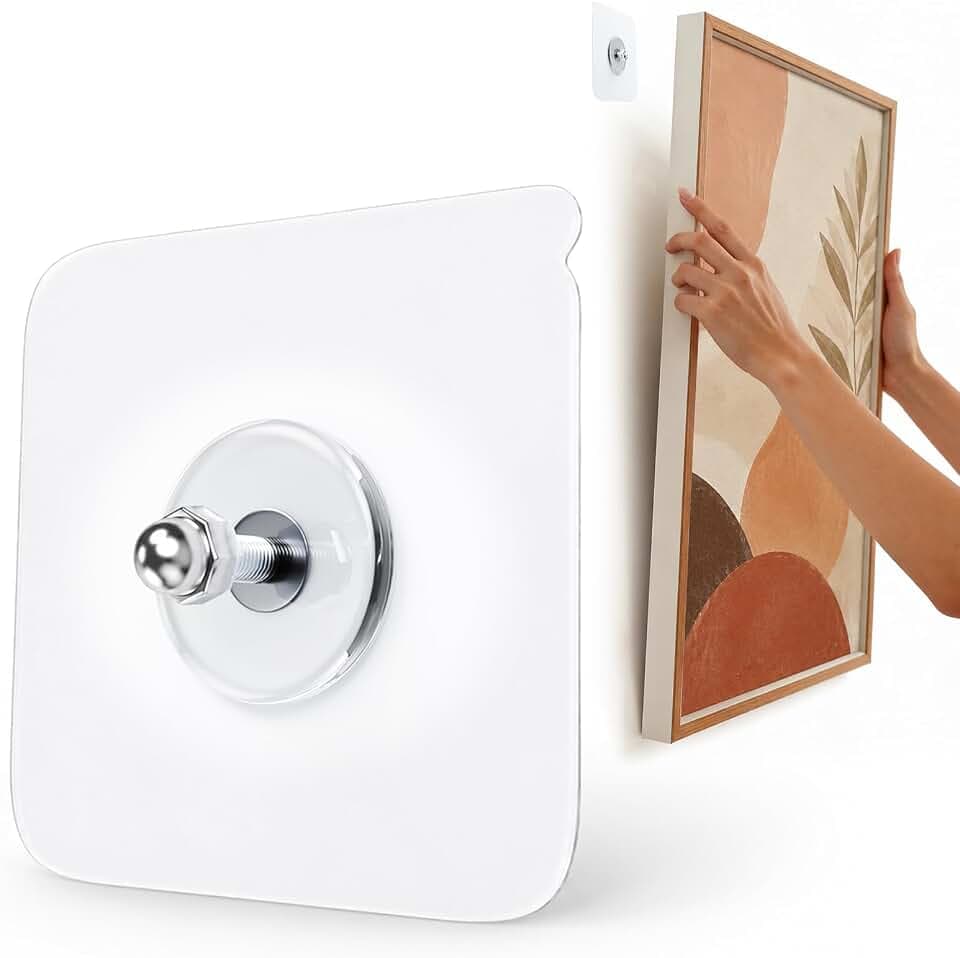14 PCS Picture Hanging Hooks, Wall Hangers Without Nails