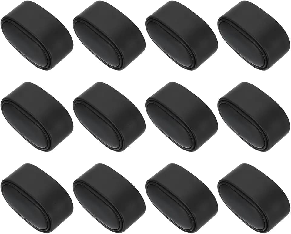 uxcell 12Pcs Watch Display Pillow, 2.68" x 1.18" x 1.77" Bracelet Watch Pillow PU Leather Watch Pillow for Watch Box Bangle Cushions Display Storage, Black