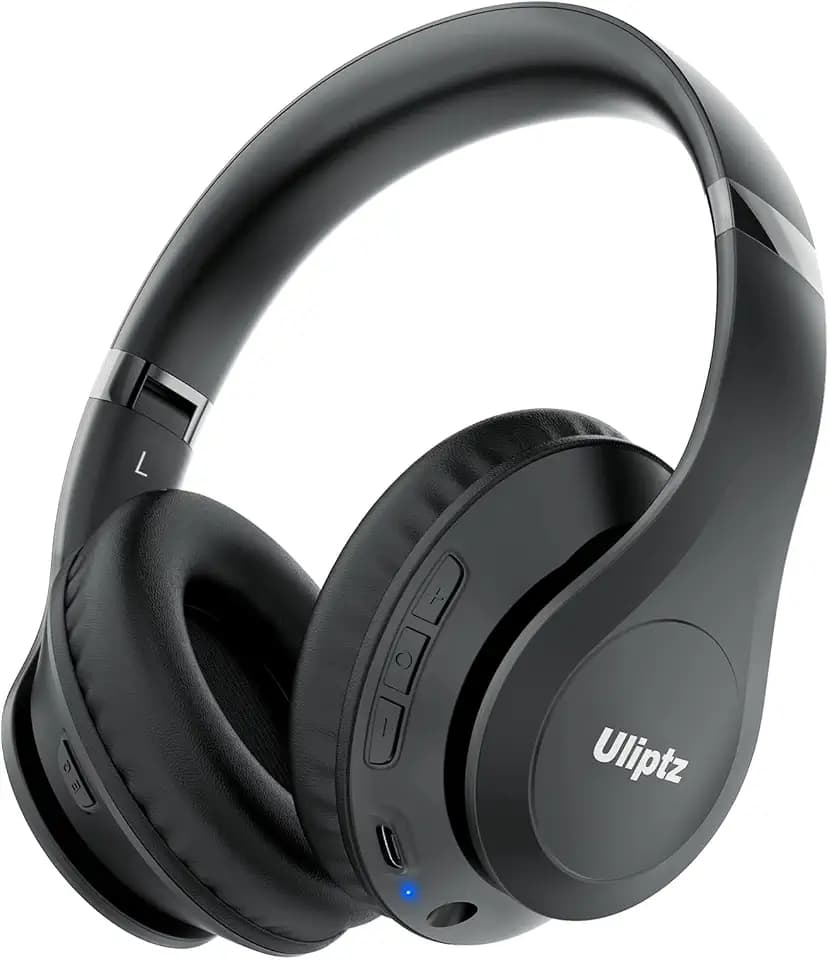 Uliptz Bluetooth Kopfhörer Over Ear, Bluetooth 6.0, 65 Stunden Spielzeit