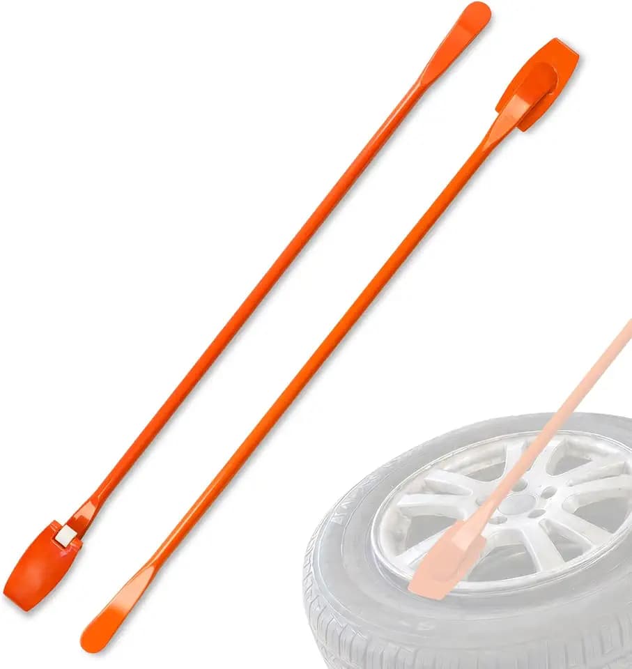 Tire Mount and Demount Iron 41" Tire Spoon Bar with Upgraded Mount End, Heavy-Duty Tire Changing Tool for Efficient Removal & Installation
