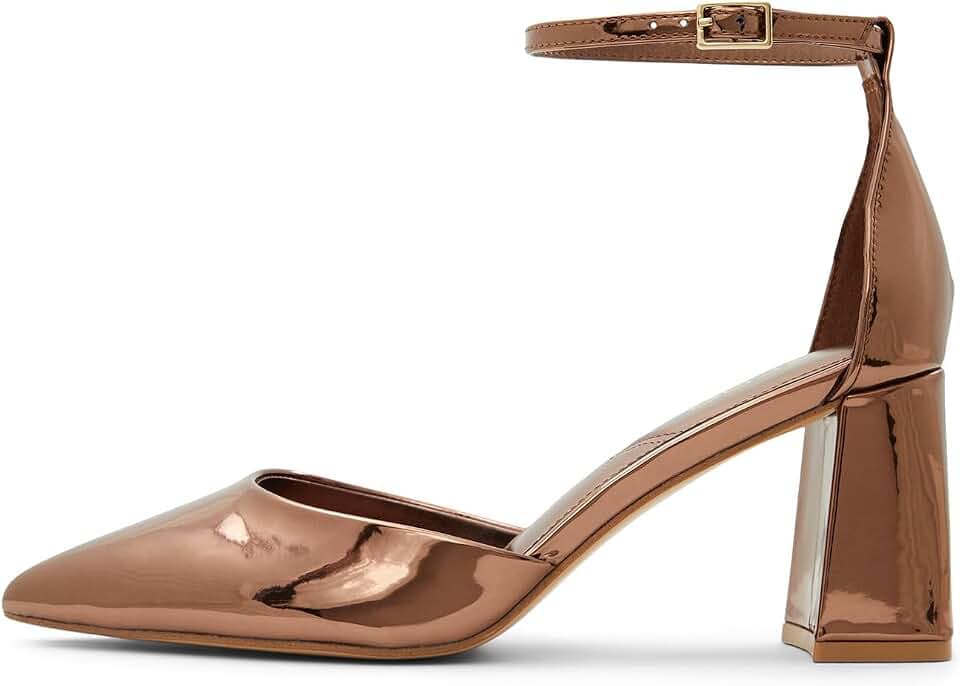 ALDO Women's Jan Ankle-Strap Block Heeled Pump