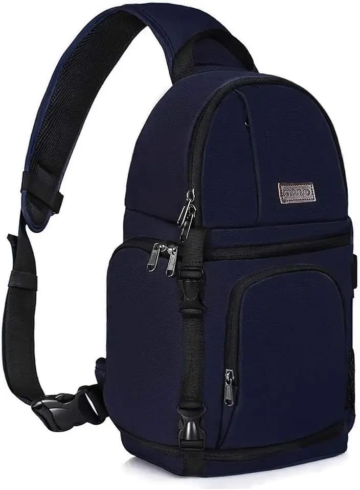 MOSISO Camera Sling Bag, Photography Shoulder Bag Compact Camera Backpack