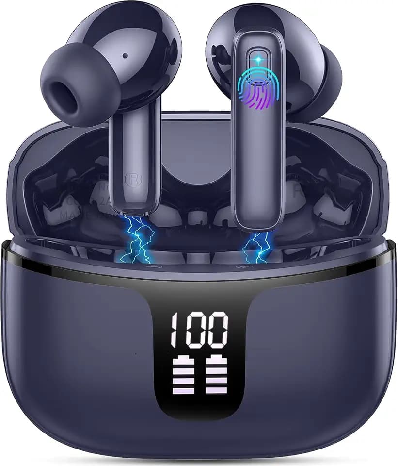 Bluetooth 5.4 Kopfhörer in Ear, HiFi Stereo Kopfhörer Kabellos Bluetooth