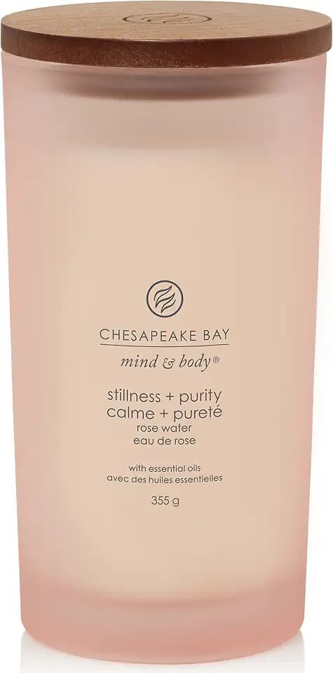 Chesapeake Bay Duftkerze | Stillness + Purity Aromatherapie-Kerze, großer Tumbler | Brenndauer: bis zu 82 Stunden | Mind & Body Kollektion