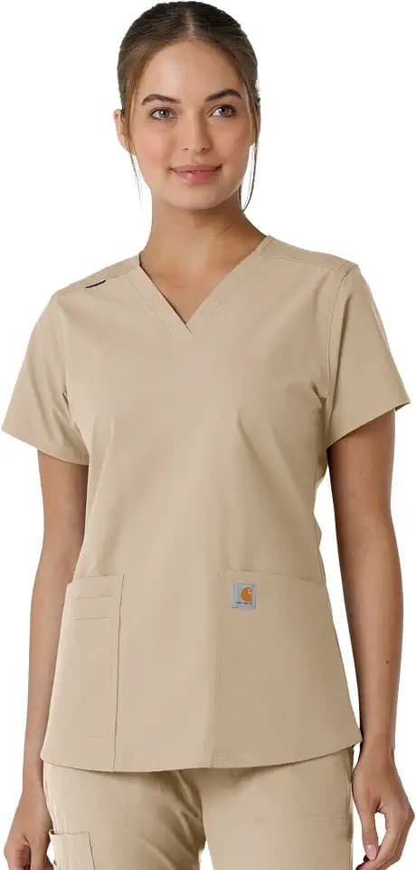 Carhartt Scrubs C12313 Women's Force® Essentials Modern Fit V-Neck Top