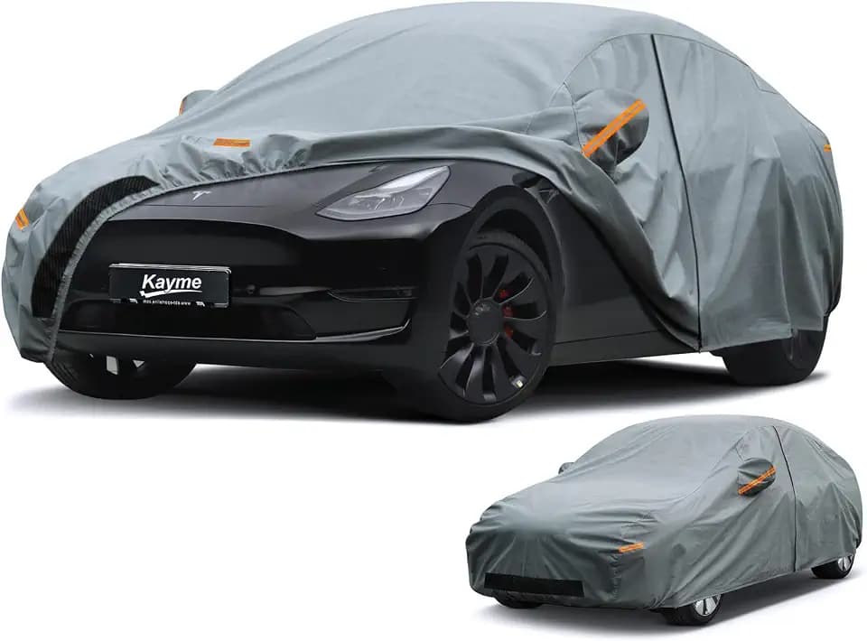Kayme Waterproof Heavy Duty Car Cover Custom Fit Tesla Model Y