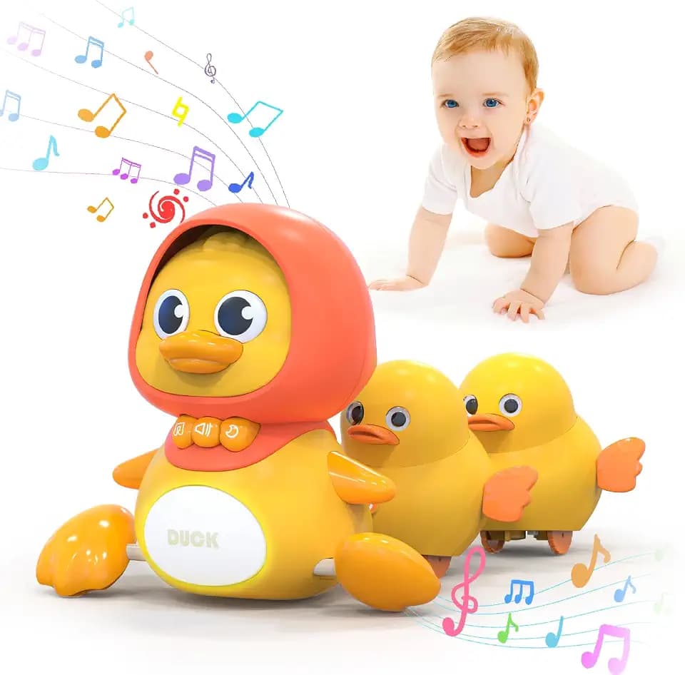 Musik Enten Spielzeug, Baby Spielzeug für Kinder, Sound Spielzeug