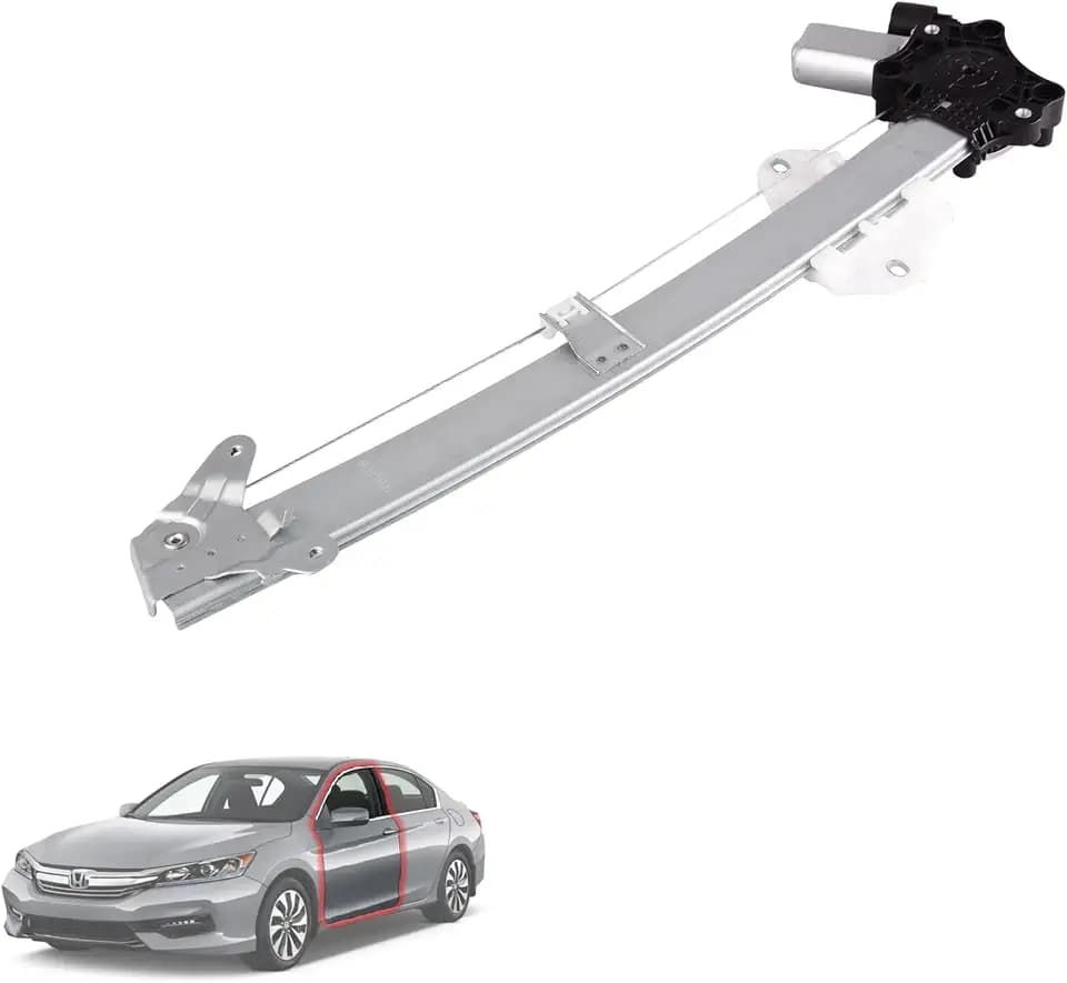 Front Left Driver Side Power Window Regulator with Motor Assembly Compatible for 2013-2017 Honda Accord, Replacement 748-017, 72250T2AA11, 72250-T2AA11