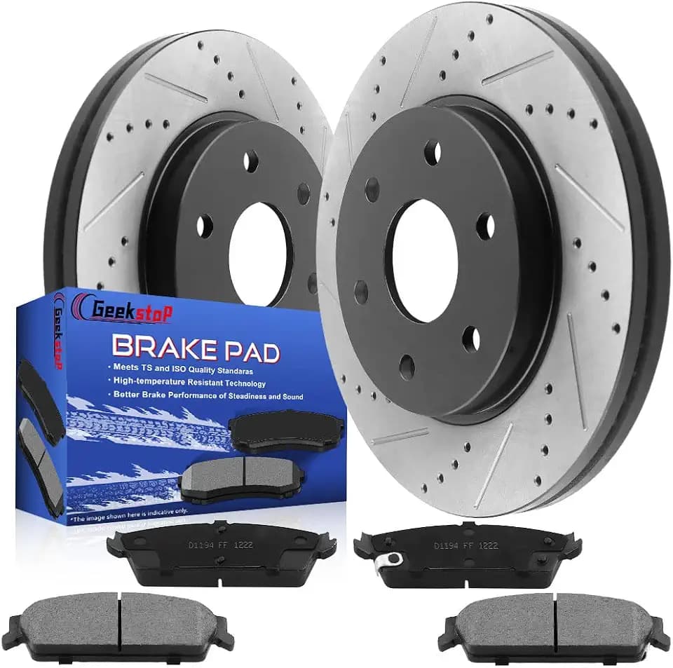 13.58" (345mm) Rear Disc Brake Rotors and Pads for 2007-2013 Chevy Silverado 1500/Avalanche/GMC Sierra 1500, 2007-2014 GMC Yukon/Chevy Tahoe/Suburban 1500/Cadillac Escalade/Escalade ESV EXT