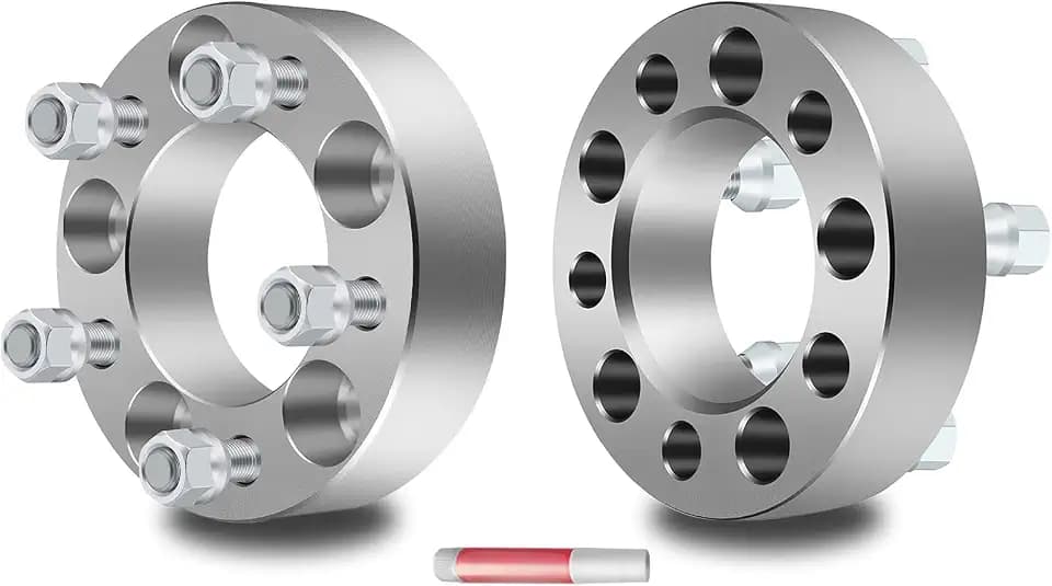 SCITOO 2Pcs 1.5" 5x114.3 Wheel Spacers 5x4.5 CB 82.5mm Studs 1/2 for Ford
