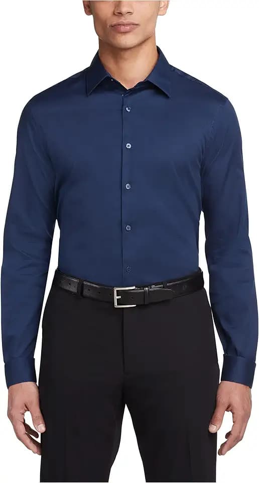 Van Heusen Men's Flex Collar Slim Fit Stretch Dress Shirt