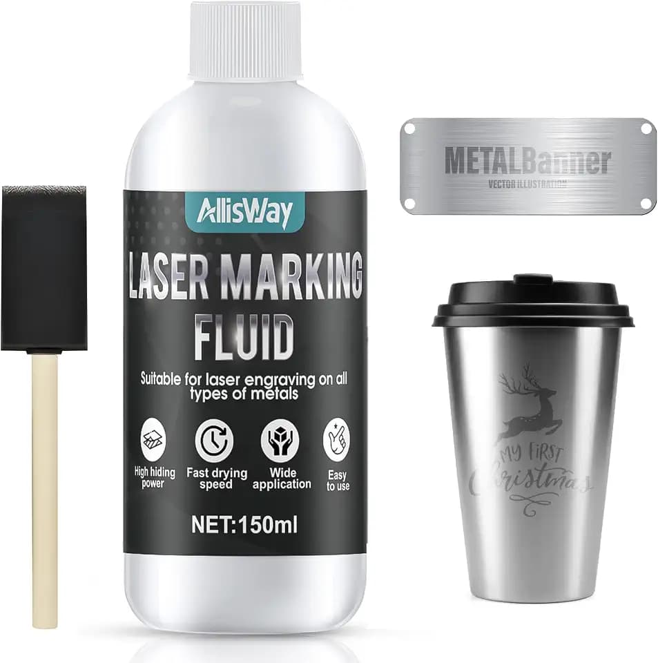 Lasermarkierspray, Laser Markierungsspray, Schnelltrocknend, 150ml