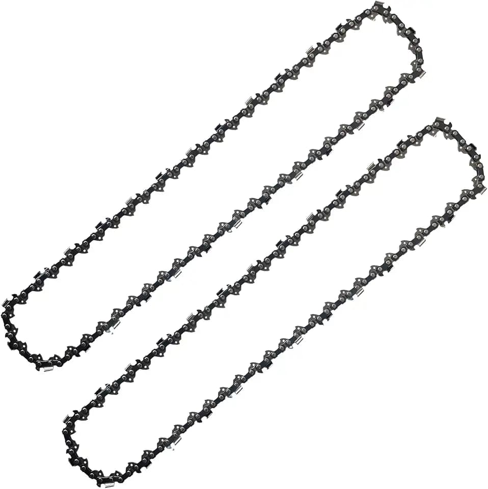 Morocca 2PC Replacement 16-Inch Low Profile Chainsaw Chain For Portland Harbor Freight Bauer 57622 20112E-B 14.5 Amp Electric Chainsaw 3/8LP .050 Gauge 57 Drive Links