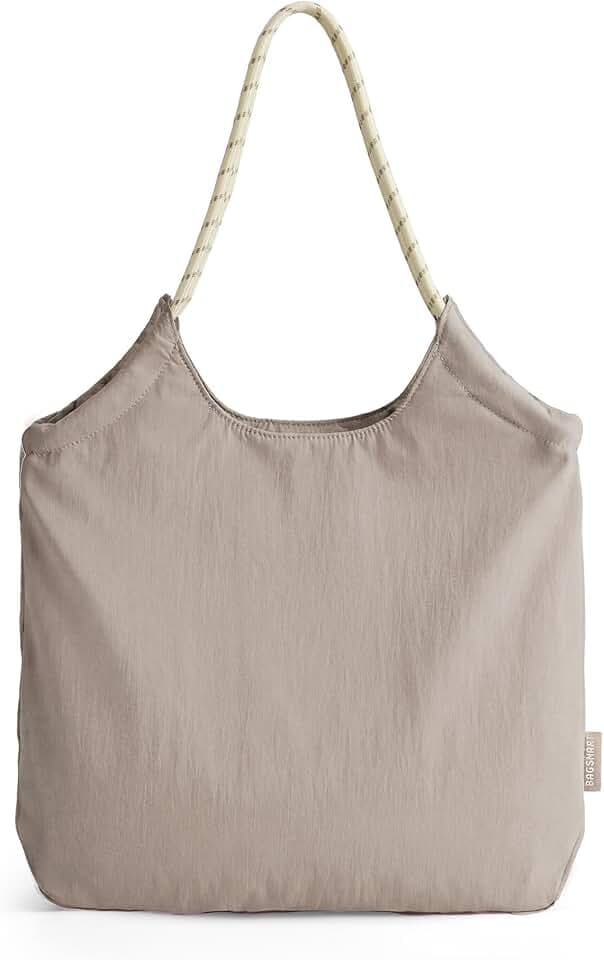 BAGSMART Tote Bag for Women, Travel Tote Beach Bag with Zipper for Gym