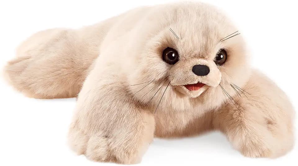 Folkmanis Harp Seal Pup Hand Puppet