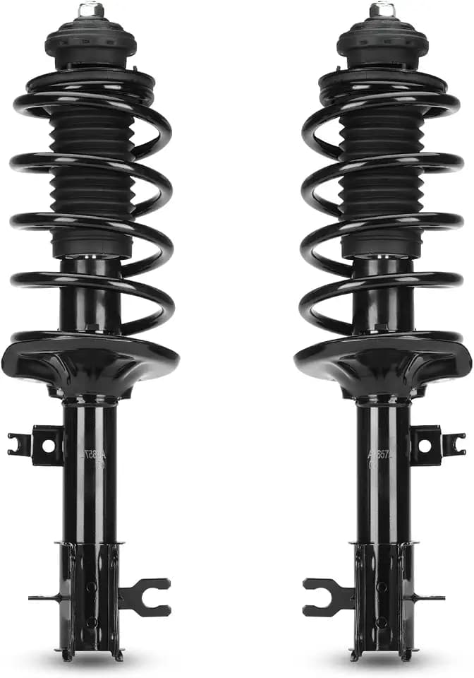 ILONPA 11403 11404 Front Struts Shocks w/Coil Springs for 2004-2011 Chevrolet Aveo/ 2007-2011 Chevy Aveo5/ 2005-2008 Pontiac Wave/ 2009-2010 Pontiac G3, Strut Shock Absorbers Assembly