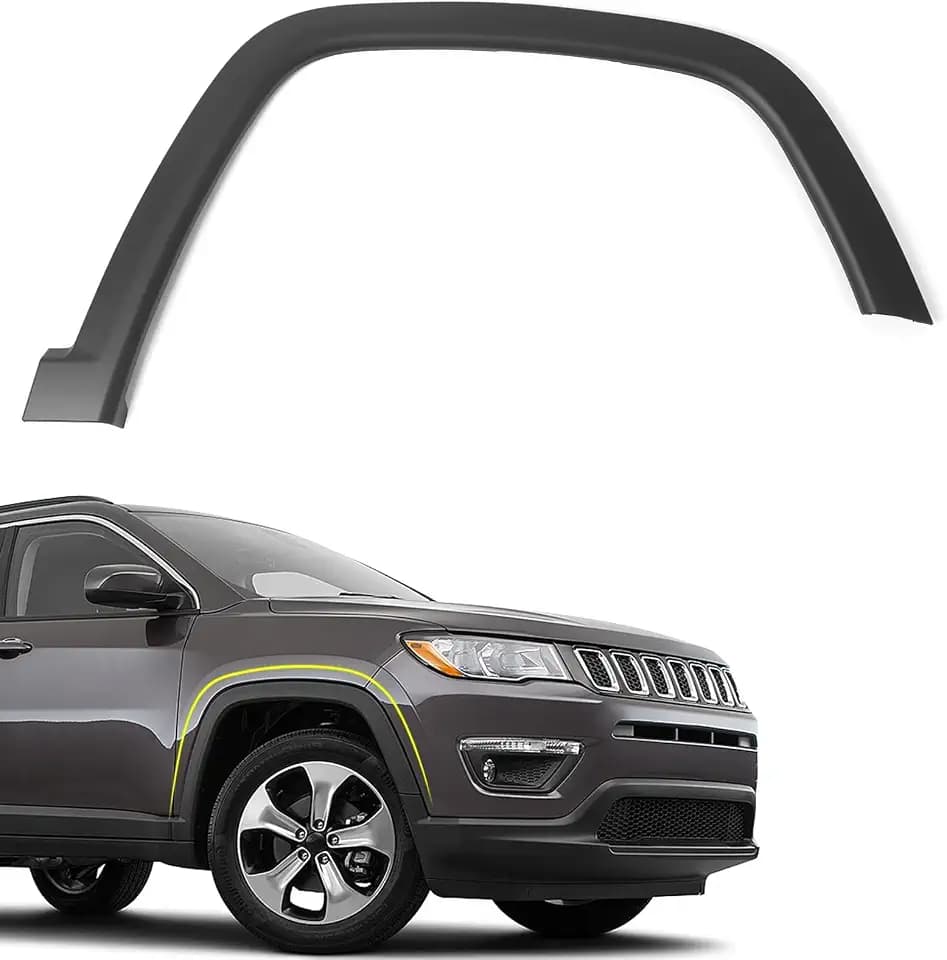 JOLONG Front Right Fender Flare For Jeep compass 2017-2022 RH 5UP11RXFAB