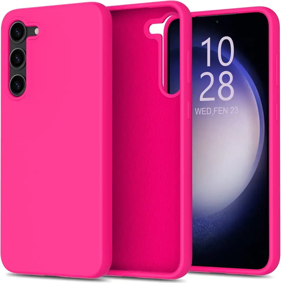 bemal for Samsung Galaxy S25 Plus Case,Liquid Silicone,Screen Protector
