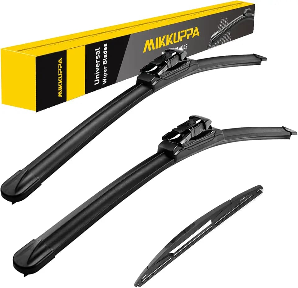 MIKKUPPA 20"+20"+12" Windshield Wiper Blades Replacement for 2008-2012 Ford Escape, Pinch Tab Front & Rear All Season Wiper Blades Set(Pack of 3)