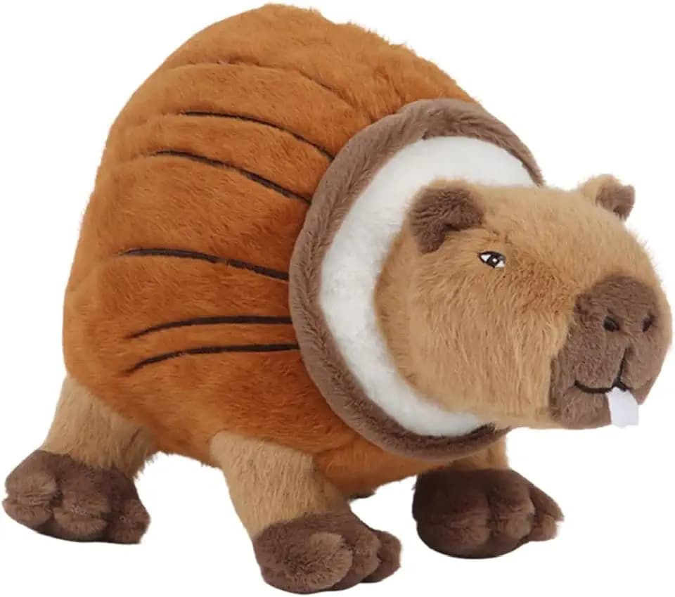 Italian Brainrot Plush Toys Burbaloni Luliloli Cool Stuffed Animals Cute Capybara Plushie Weird Stuff Meme Dolls for Kids Boys Girls Birthday Christmas Funny Gift Ideas
