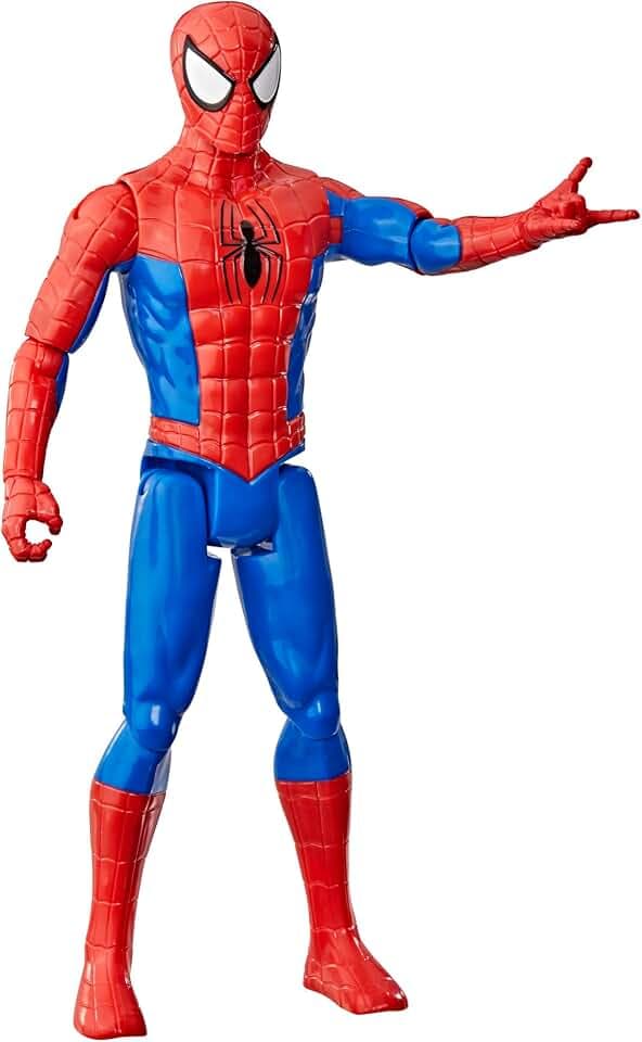 Marvel Spider-Man Titan Serie Action-Figur, 30 cm großes Superhelden-Spielzeug für Kinder ab 4 Jahren, Rot