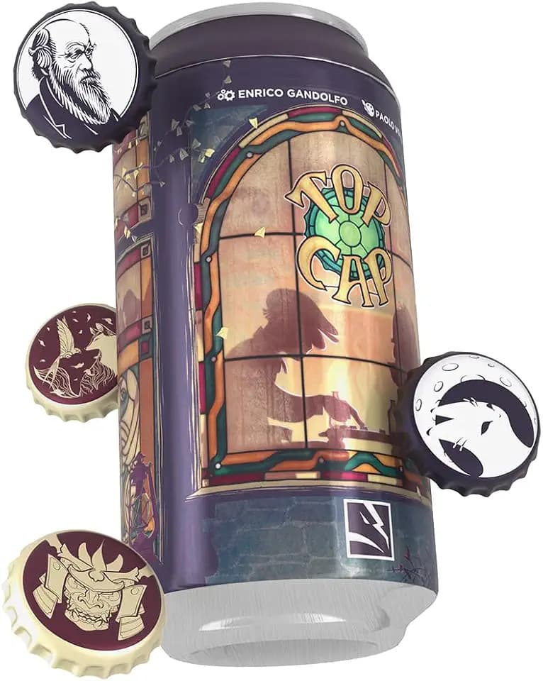 Blackrock Games Top Cap – Gesellschaftsspiel für 2 Spieler – Denken, Taktik und Logik – abstraktes Spiel – ab 14 Jahren – ideal als Paar oder unter Freunden – kleines Spiel – schnell – einfache Regeln