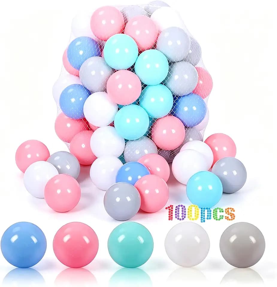 Plastic Ball Pit Balls 50/100/200/400 Pack for Baby Toddler Kids Play
