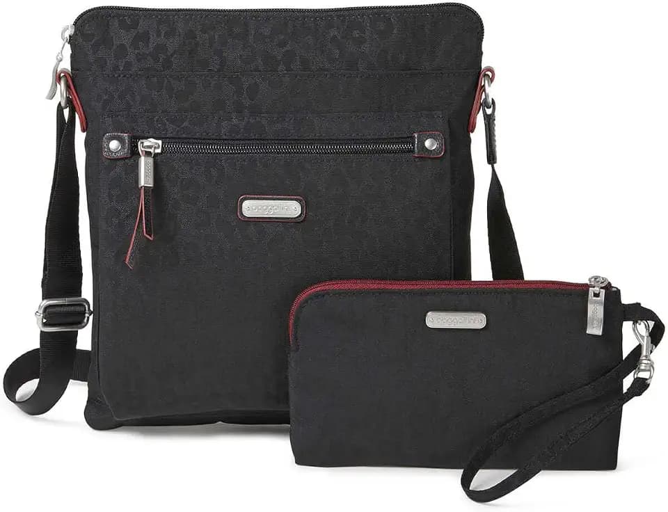 Baggallini womens Go Bagg With Rfid Phone Wristlet