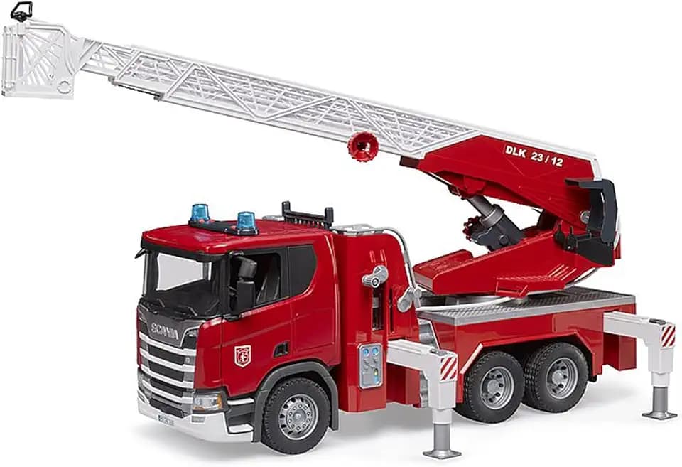 bruder 03591 - Scania Super 560R Feuerwehr mit Drehleiter