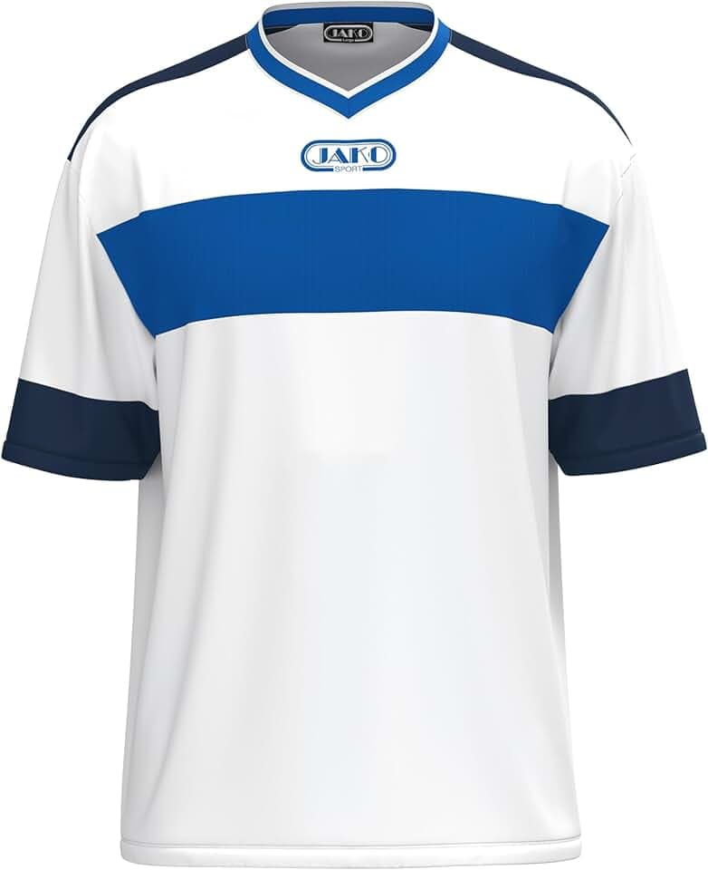 JAKO Club 92 Kurzarm Trikot Herren & Damen – Atmungsaktives, Robustes Sportshirt mit Retro-Charme & Bewegungsfreiheit, Oversize-Schnitt
