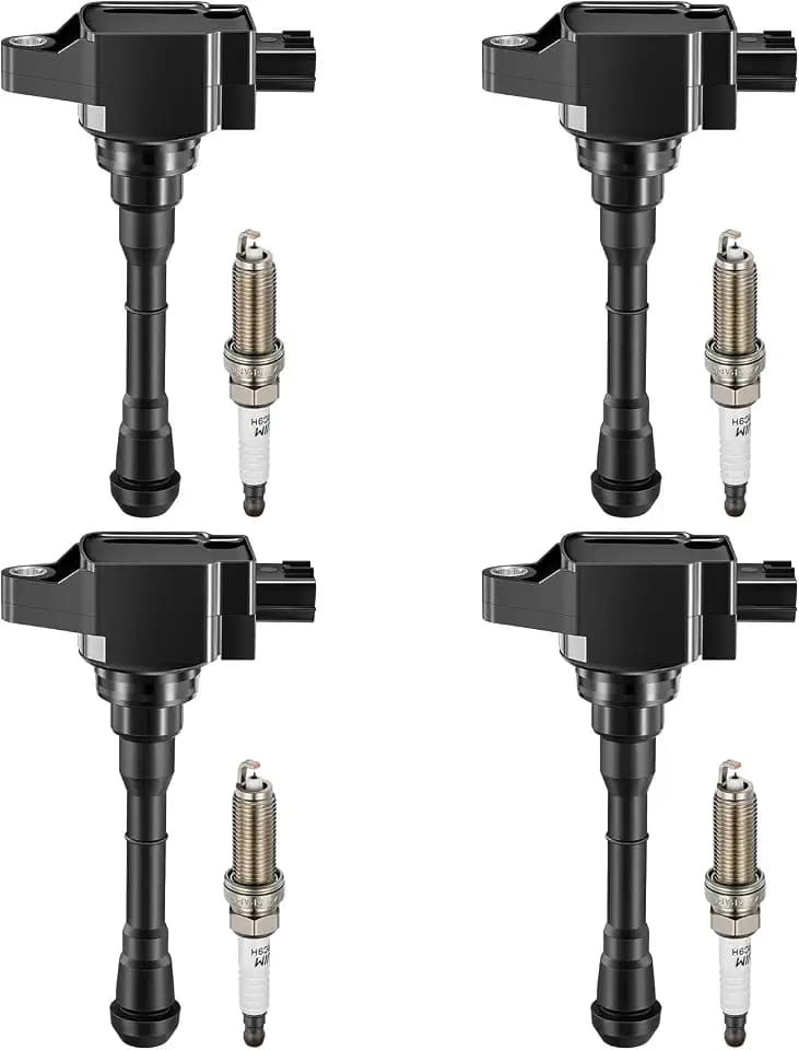 BDFHYK Ignition Coil UF659 and Spark Plug 91215 for Nissan Juke 2011-2017
