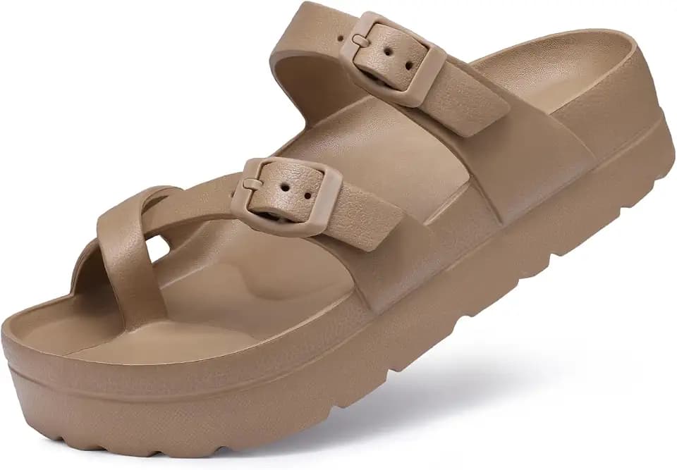 Beslip Plattform Sandalen Damen mit Arch Support
