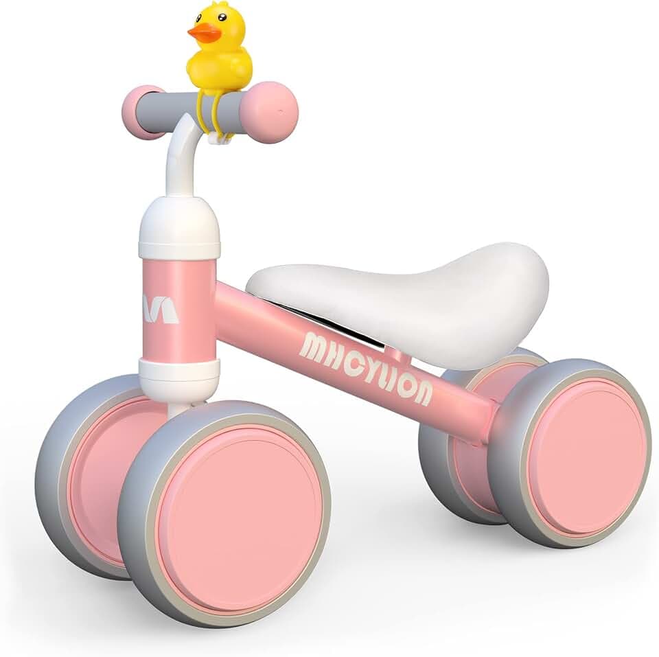 VITONIS Kinder Laufrad ab 1 Jahr Balance Lauflernrad Spielzeug mit 4 Räder für 10-24 Monate Baby, Rutschrad Fahrrad für Jungen Mädchen als Geschenke