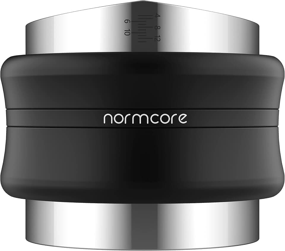 Normcore 58,5 mm Kaffee Distributor mit Tamper | 2 in 1 Kaffee Verteiler und Tamper | 2 in 1 Levelling Tool Nivellierwerkzeug für Siebträgermaschine Espresso