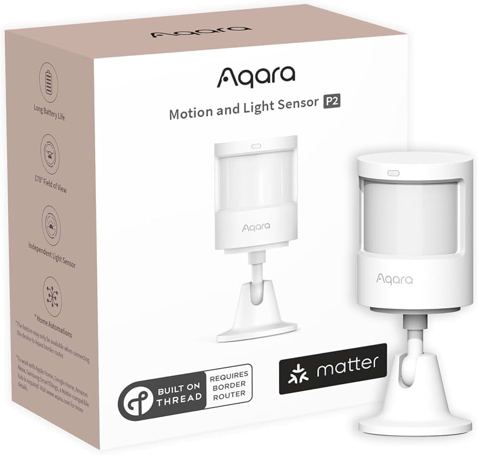 Aqara Bewegungsmelder und Lichtsensor P2, Matter Over Thread