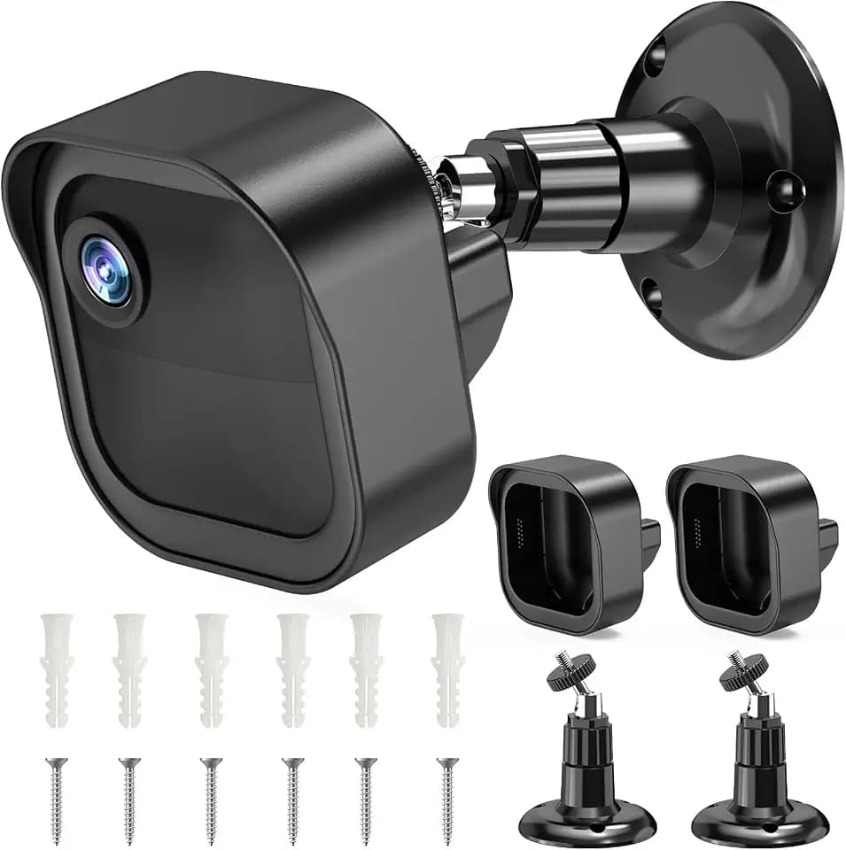 Blink Outdoor 4 Kamera Halterung (2er Pack), 360° Verstellbare Wandhalterung mit Wetterfester Schutzhülle, Montagehalterung für Blink Kamera Outdoor 4 (4. Gen)/ 3. Gen/Außenkamera 2K+