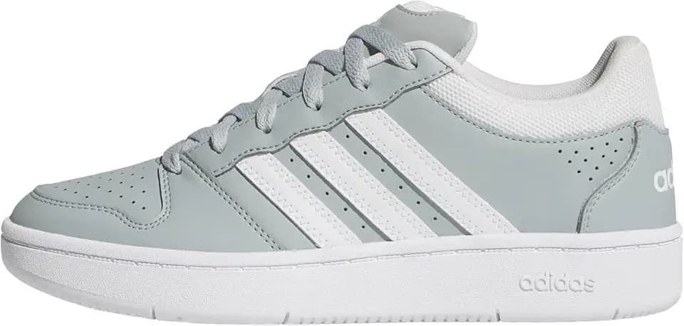 adidas Womens Hoops Classic Sneakers Shoes Casual - White