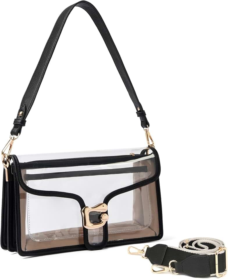 Travistar Crossbody Bags for Women Trendy - Small Cross Body Purse Shoulder Bag Leather Handbags Evening Clutch with 2 Straps