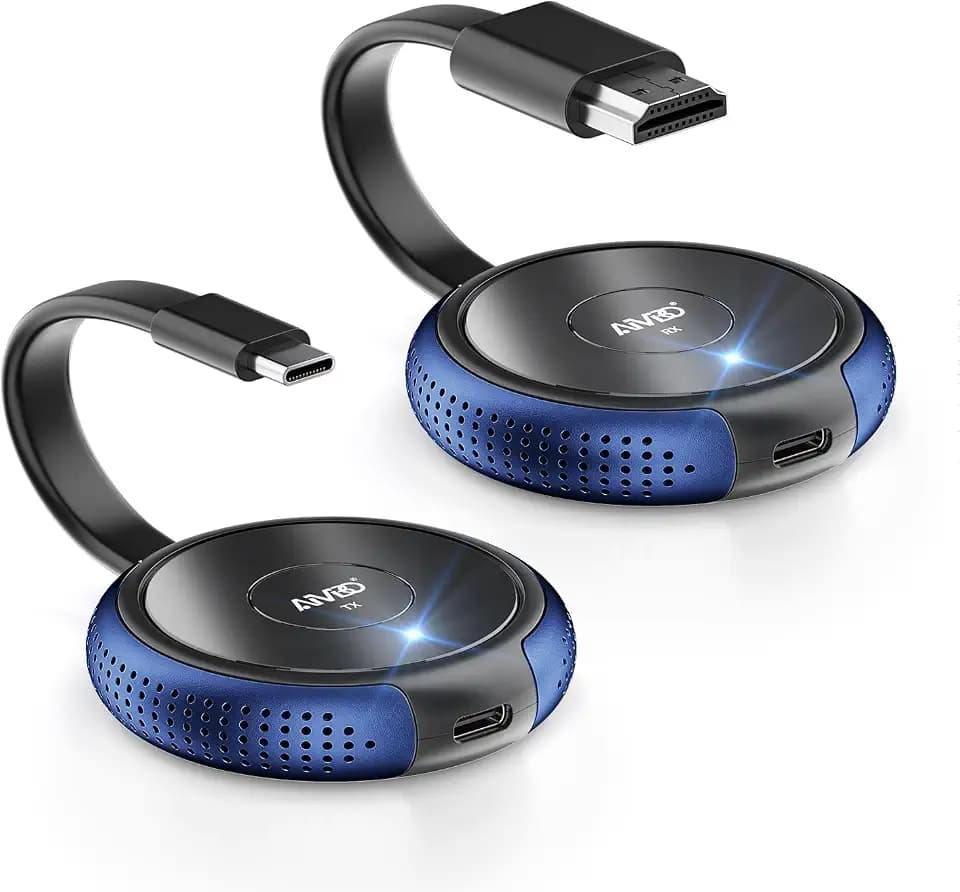 AIMIBO USB C Wireless Transmitter and HDMI Receiver 4K, 2.4/5G Extender