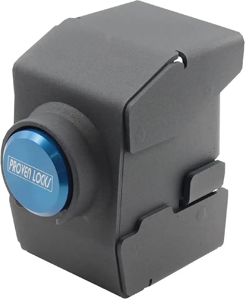 Proven Industries 2517-AS Trailer Hitch Lock - Fits 2-5/16" Airstream, Blue