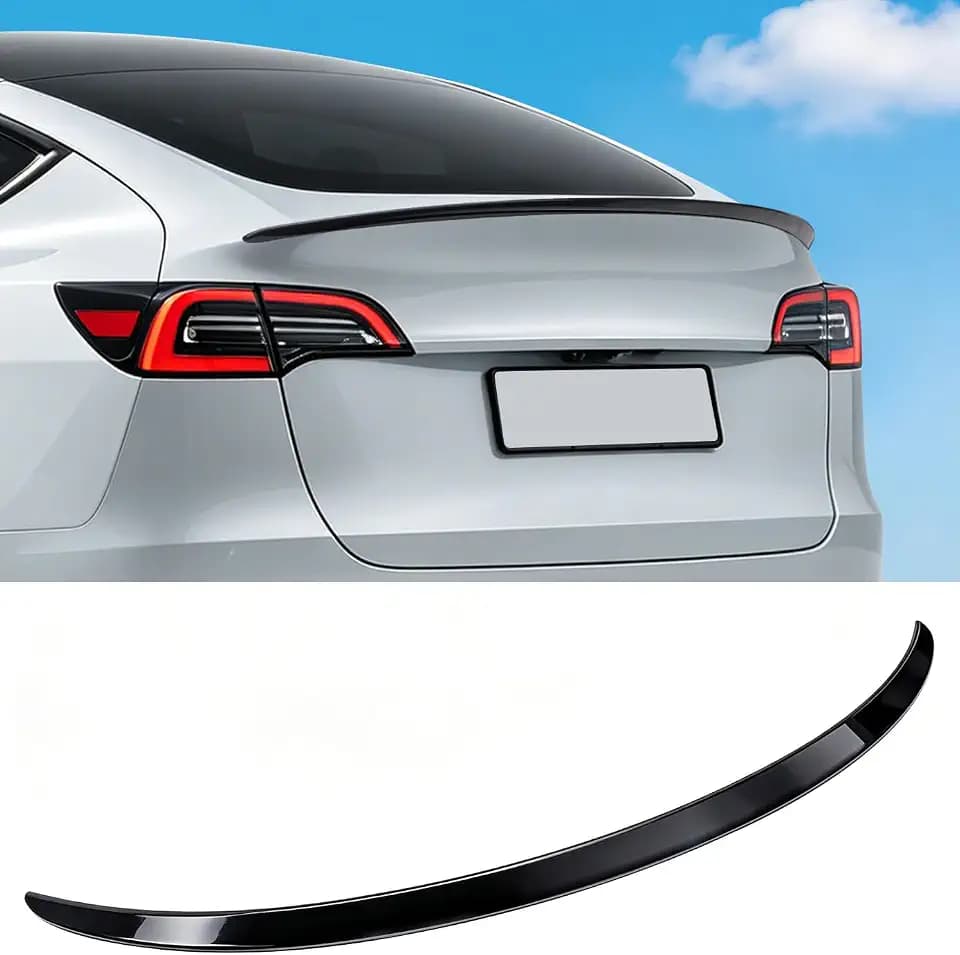 Xprite Rear Spoiler Compatible with Tesla Model Y 2020-2024 Trunk Lip Wing