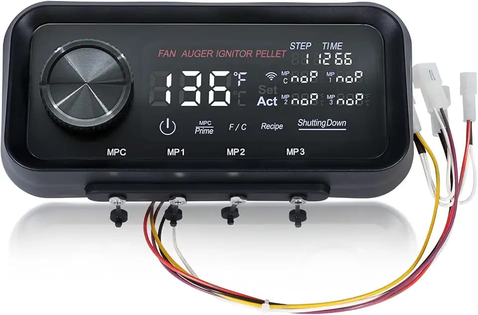 Pellet Grills Control Board 80145 Compatible with Pit Boss Pro Series II 1150 Wood Pellet Grills, Fits for Pit Boss PB1150PS2 Parts Control Board, with WiFi & Bluetooth