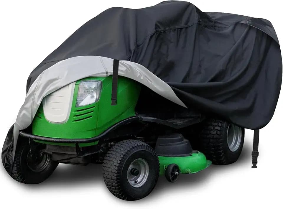 Riding Lawn Mower Cover for Mower with Bagger Attachment Waterproof 600D