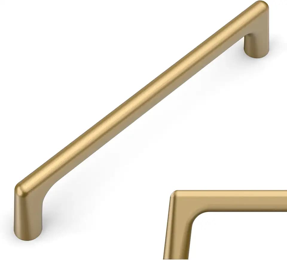 Amerdeco 10 Pack Champagne Bronze Cabinet Pulls 5"