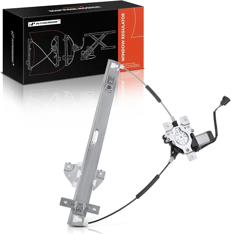 A-Premium Front Driver Side Power Window Regulator with Motor (2-Pin)