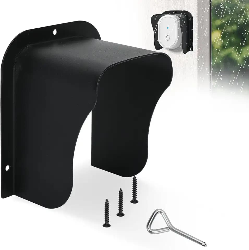 Doorbell Rain Cover,Waterproof Ring Doorbell Cover,Ring Doorbell Anti-Glare Cover，Access Control System Cover,suitable for Access Control keypad，fingerprint lock，outdoor keypad，etc