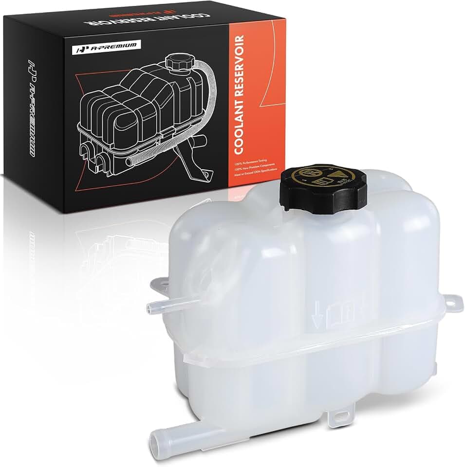 A-Premium Engine Coolant Overflow Recovery Reservoir Tank [with Cap]