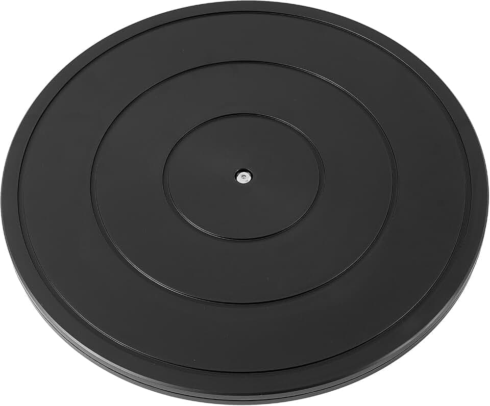 ZZRANYE 16 Inch Heavy Duty Rotating Swivel Stand - 360 Degree Rotating Lazy Susan Base with Steel Ball Bearings for Model Base/Plants/Crafts Stand/Monitors/TV/Potted Plants