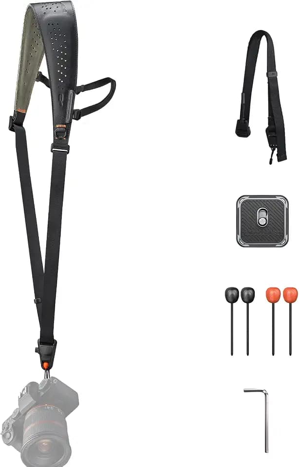 PGYTECH Camera Strap Pro, Single Camera Harness w Detachable Underarm Strap