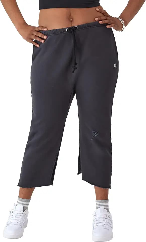 Champion Women's Reverse Weave Femme Pants, Vintage Wash, C Logo